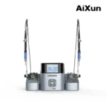 Двухканальная паяльная станция AiXun T420D, 200 Вт
