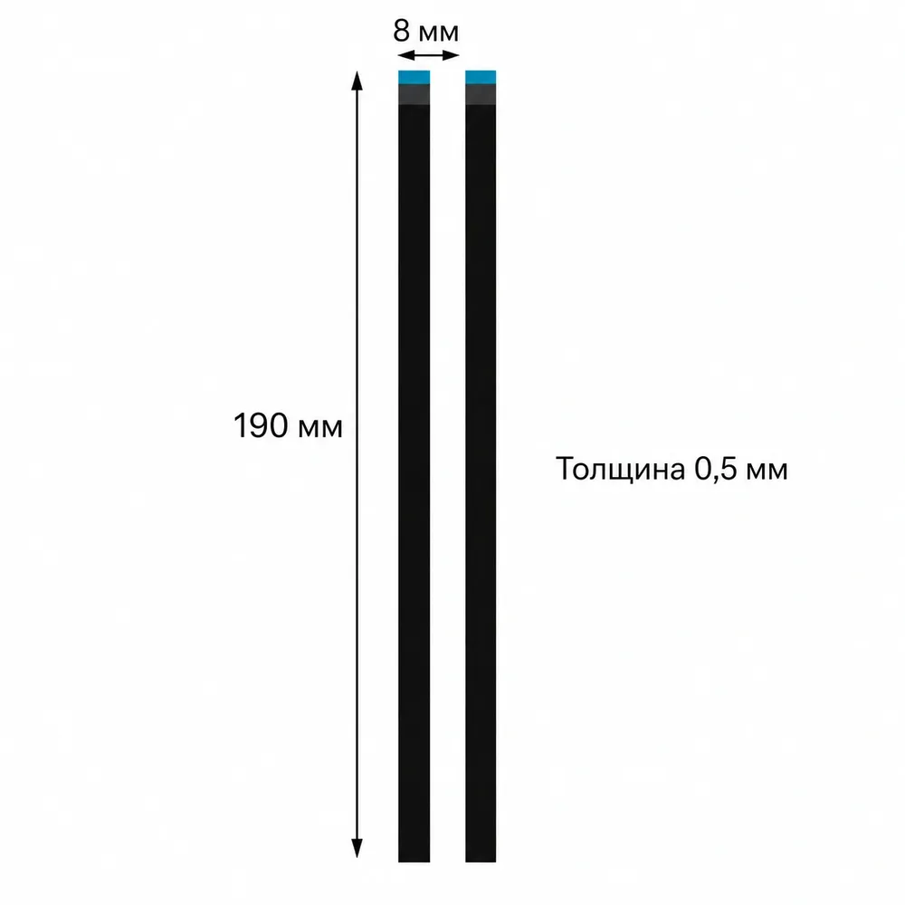 Клейкая полоска TERMAX Strip B05, 190×8×0,5 мм Клейкая полоска TERMAX Strip B05, 190×8×0,5 мм