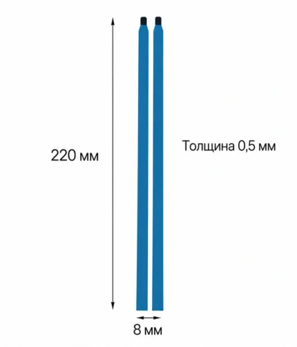 Клейкая полоска TERMAX Strip P05, 220×8×0,5 мм