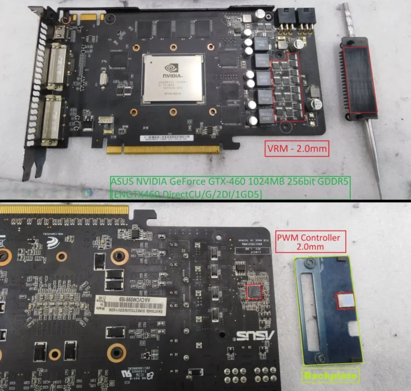 ASUS GTX460 1024MB 256bit GDDR5 — замер 1, файл 1