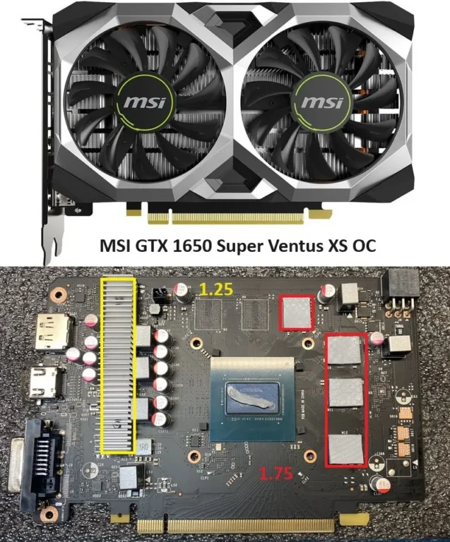 MSI GTX 1650 Super Ventus XS OC — замер 1, файл 1