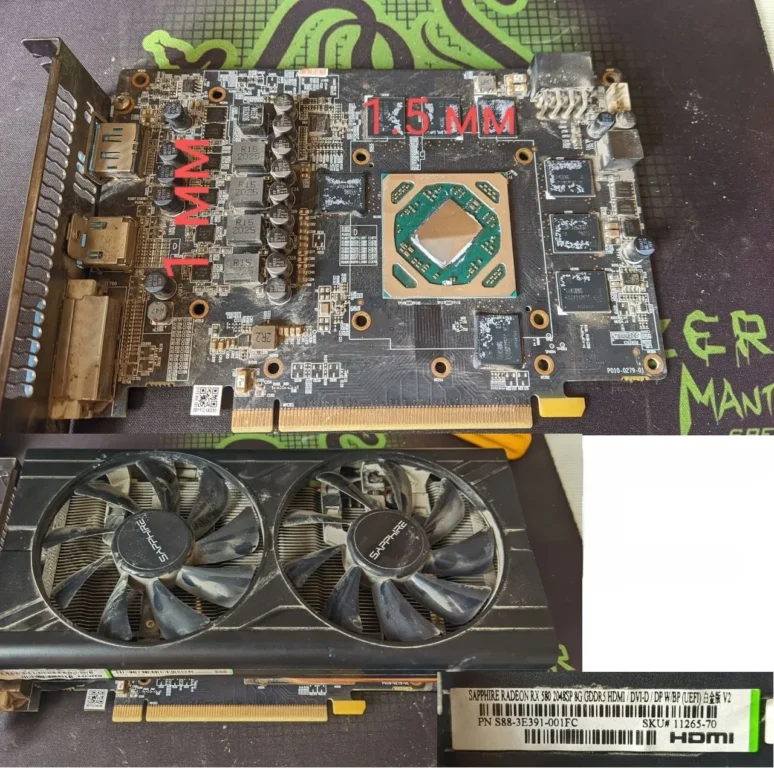 SAPPHIRE Radeon RX 580 2048SP 8GB V2 — замер 1, файл 1