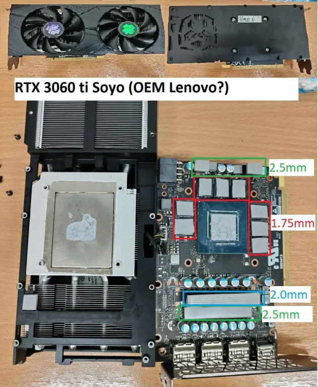 SOYO RTX 3060 Ti — OEM Lenovo — замер 1, файл 1